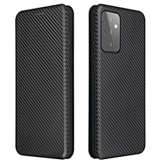 Coque Portefeuille Livre Cuir Etui Clapet L04Z pour Samsung Galaxy A72 4G Noir