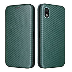 Coque Portefeuille Livre Cuir Etui Clapet L04Z pour Sony Xperia Ace III SO-53C Vert