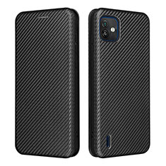 Coque Portefeuille Livre Cuir Etui Clapet L04Z pour Wiko Y82 Noir