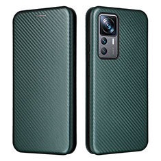 Coque Portefeuille Livre Cuir Etui Clapet L04Z pour Xiaomi Mi 12T 5G Vert