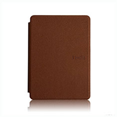 Coque Portefeuille Livre Cuir Etui Clapet L05 pour Amazon Kindle Paperwhite 6 inch Marron