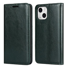 Coque Portefeuille Livre Cuir Etui Clapet L05 pour Apple iPhone 13 Vert