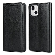 Coque Portefeuille Livre Cuir Etui Clapet L05 pour Apple iPhone 14 Noir