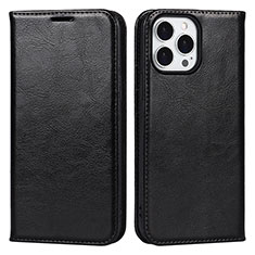 Coque Portefeuille Livre Cuir Etui Clapet L05 pour Apple iPhone 14 Pro Noir