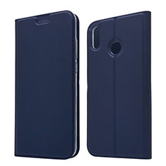 Coque Portefeuille Livre Cuir Etui Clapet L05 pour Huawei Honor V10 Lite Bleu
