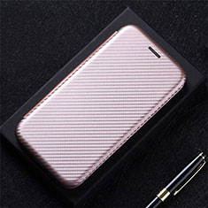 Coque Portefeuille Livre Cuir Etui Clapet L05 pour Huawei Nova 8 Pro 5G Or Rose