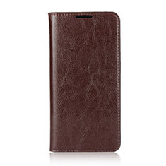 Coque Portefeuille Livre Cuir Etui Clapet L05 pour Huawei P30 Lite XL Marron