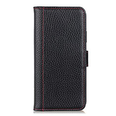 Coque Portefeuille Livre Cuir Etui Clapet L05 pour LG Velvet 4G Noir