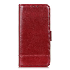 Coque Portefeuille Livre Cuir Etui Clapet L05 pour Motorola Moto G Fast Rouge