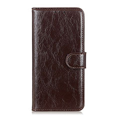 Coque Portefeuille Livre Cuir Etui Clapet L05 pour Nokia C3 Marron