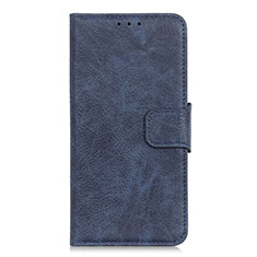Coque Portefeuille Livre Cuir Etui Clapet L05 pour Oppo A15 Bleu