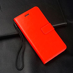 Coque Portefeuille Livre Cuir Etui Clapet L05 pour Realme XT Rouge