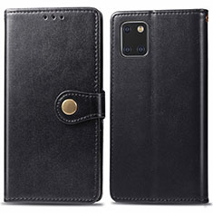 Coque Portefeuille Livre Cuir Etui Clapet L05 pour Samsung Galaxy A81 Noir