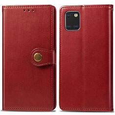 Coque Portefeuille Livre Cuir Etui Clapet L05 pour Samsung Galaxy M60s Rouge