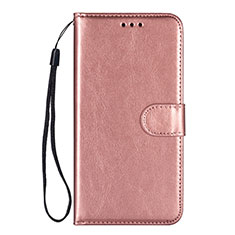 Coque Portefeuille Livre Cuir Etui Clapet L05 pour Samsung Galaxy S20 Plus Or Rose