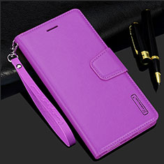 Coque Portefeuille Livre Cuir Etui Clapet L05 pour Samsung Galaxy S23 5G Violet