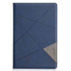 Coque Portefeuille Livre Cuir Etui Clapet L05 pour Samsung Galaxy Tab S5e 4G 10.5 SM-T725 Bleu