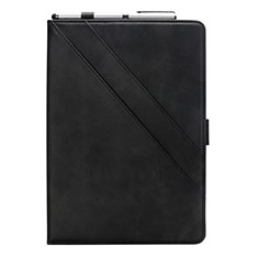 Coque Portefeuille Livre Cuir Etui Clapet L05 pour Samsung Galaxy Tab S6 Lite 10.4 SM-P610 Noir