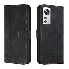 Coque Portefeuille Livre Cuir Etui Clapet L05 pour Xiaomi Mi 12 5G Noir