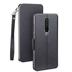 Coque Portefeuille Livre Cuir Etui Clapet L05 pour Xiaomi Poco X2 Noir