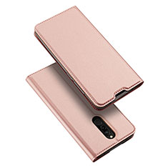 Coque Portefeuille Livre Cuir Etui Clapet L05 pour Xiaomi Redmi 8 Or Rose