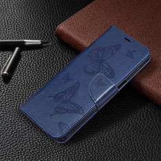 Coque Portefeuille Livre Cuir Etui Clapet L05 pour Xiaomi Redmi Note 9S Bleu