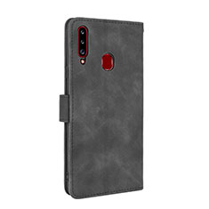 Coque Portefeuille Livre Cuir Etui Clapet L05Z pour Samsung Galaxy A20s Noir