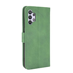 Coque Portefeuille Livre Cuir Etui Clapet L05Z pour Samsung Galaxy A32 5G Vert