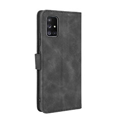 Coque Portefeuille Livre Cuir Etui Clapet L05Z pour Samsung Galaxy A51 4G Noir