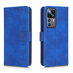 Coque Portefeuille Livre Cuir Etui Clapet L05Z pour Xiaomi Mi 12T 5G Bleu