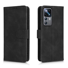 Coque Portefeuille Livre Cuir Etui Clapet L05Z pour Xiaomi Mi 12T 5G Noir