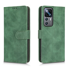 Coque Portefeuille Livre Cuir Etui Clapet L05Z pour Xiaomi Mi 12T 5G Vert