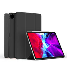 Coque Portefeuille Livre Cuir Etui Clapet L06 pour Apple iPad Pro 11 (2020) Noir