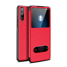 Coque Portefeuille Livre Cuir Etui Clapet L06 pour Huawei Honor 9X Pro Rouge