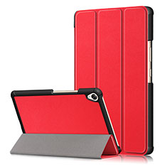 Coque Portefeuille Livre Cuir Etui Clapet L06 pour Huawei MediaPad M6 8.4 Rouge