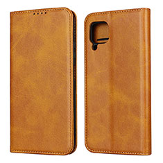 Coque Portefeuille Livre Cuir Etui Clapet L06 pour Huawei Nova 6 SE Orange