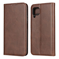 Coque Portefeuille Livre Cuir Etui Clapet L06 pour Huawei Nova 7i Marron