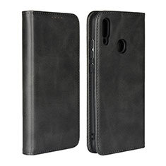 Coque Portefeuille Livre Cuir Etui Clapet L06 pour Huawei P Smart (2019) Noir