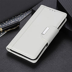 Coque Portefeuille Livre Cuir Etui Clapet L06 pour Huawei P smart S Blanc