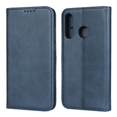 Coque Portefeuille Livre Cuir Etui Clapet L06 pour Huawei P30 Lite Bleu