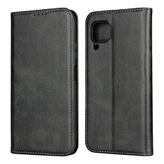 Coque Portefeuille Livre Cuir Etui Clapet L06 pour Huawei P40 Lite Noir