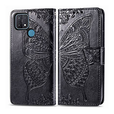 Coque Portefeuille Livre Cuir Etui Clapet L06 pour Oppo A35 Noir