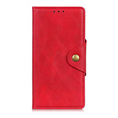 Coque Portefeuille Livre Cuir Etui Clapet L06 pour Oppo A92s 5G Rouge