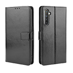 Coque Portefeuille Livre Cuir Etui Clapet L06 pour Oppo K5 Noir