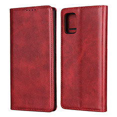 Coque Portefeuille Livre Cuir Etui Clapet L06 pour Samsung Galaxy A71 5G Rouge