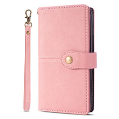 Coque Portefeuille Livre Cuir Etui Clapet L06 pour Samsung Galaxy S20 Plus Or Rose