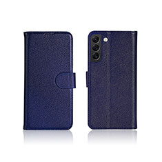 Coque Portefeuille Livre Cuir Etui Clapet L06 pour Samsung Galaxy S24 5G Bleu