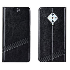 Coque Portefeuille Livre Cuir Etui Clapet L06 pour Vivo X50 Lite Noir
