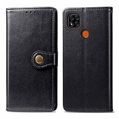 Coque Portefeuille Livre Cuir Etui Clapet L06 pour Xiaomi POCO C3 Noir