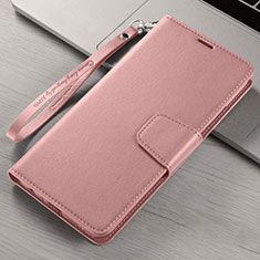 Coque Portefeuille Livre Cuir Etui Clapet L06 pour Xiaomi Redmi 8A Or Rose